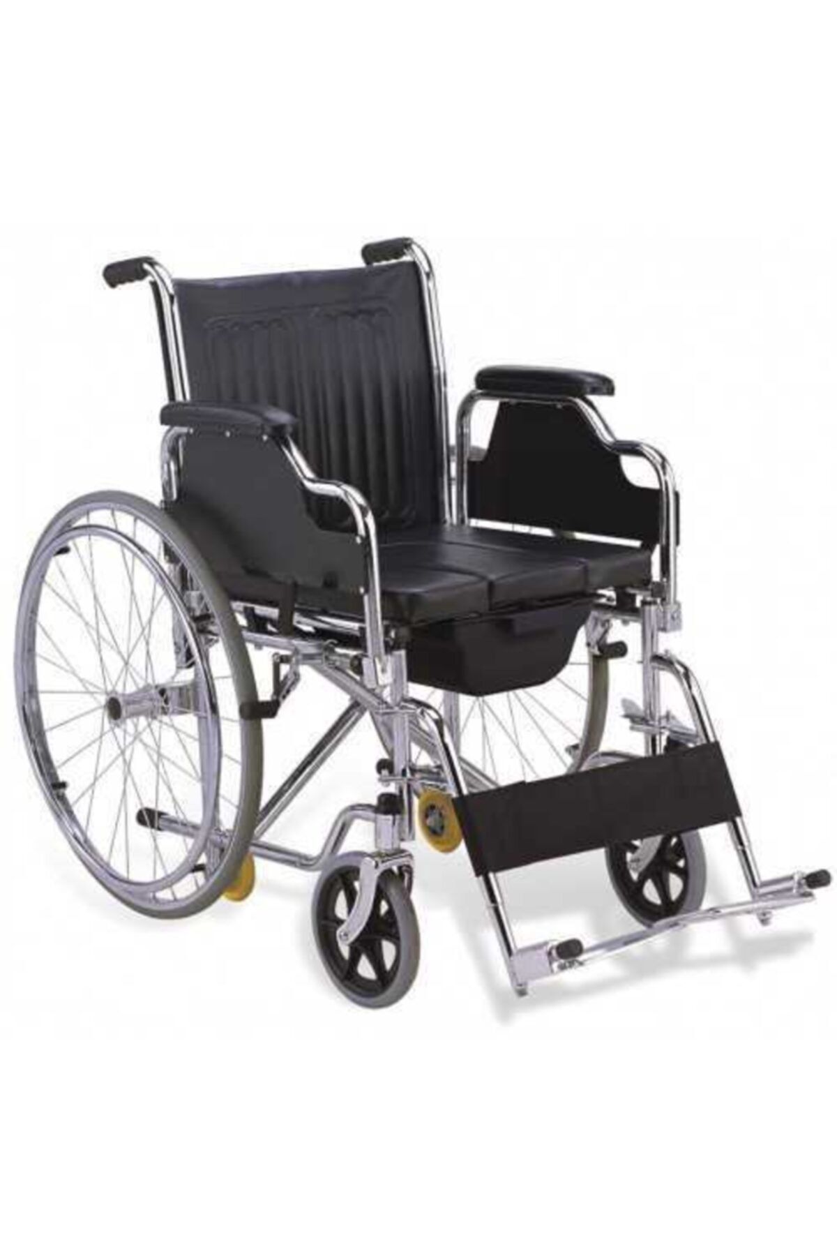 Medikaltec Commode Wheelchair - Wc Ap.tekerlekli Sandalye Medikaltec4326 - Görsel 1 (Ön görünüm)