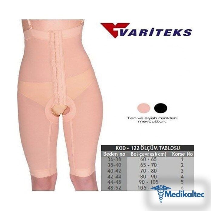 Liposuction korsesi Bel, kalça, ka - Medikaltec Liposuction Korsesi Medikaltec7905 - Görsel 1 (Ön görünüm)
