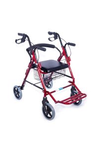 Medikaltec 9146 Ayak Pedallı Alüminyum Rolatör (tekerlekli Sandalye Gibi Kullanma Imkanı)