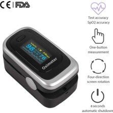 Pulse Oksimetre M170 Oksijen Satürasyon Ölçüm Cihazı Alarmlı