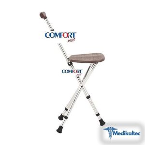 Medikaltec Comfort Plus DM-74 Oturaklı Baston Yüksekliği Ayarlanır - Görsel 4