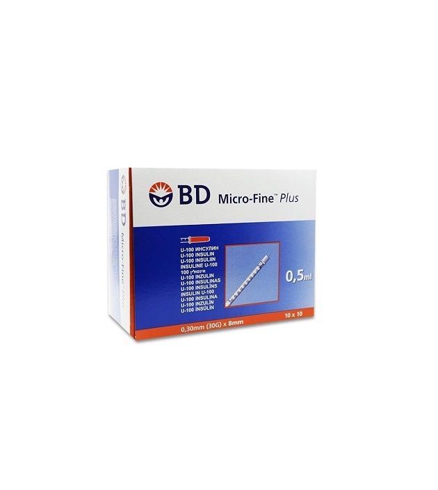 Medikaltec Bd Micro Fine 0,5 ml Insülin Enjektörü Medikaltec3352 - Görsel 1 (Ön görünüm)