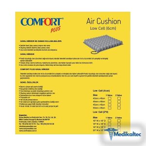 Havalı Oturma Minderi 40 x 40 x 10 cmHav - Medikaltec Havalı Minderi x x cm Medikaltec7927 - Görsel 2 (Ön görünüm)