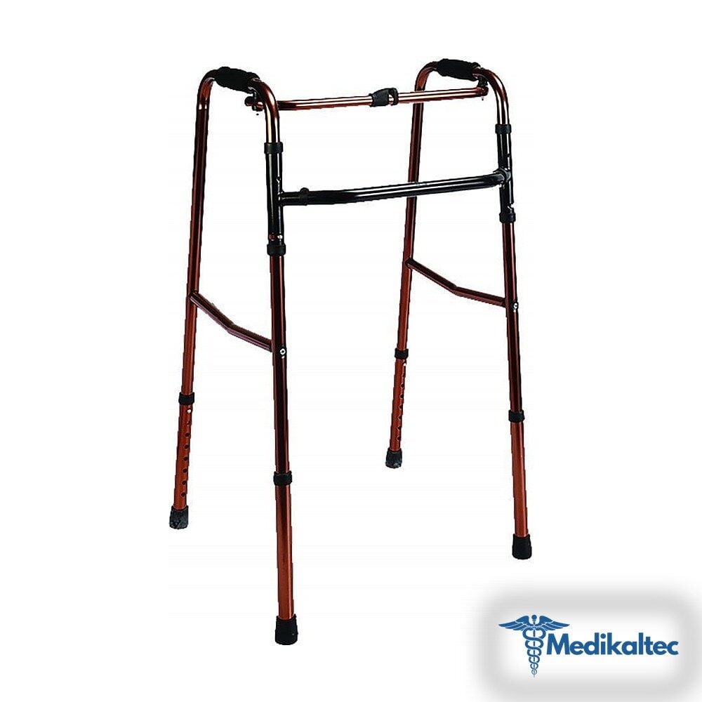 Poylin P552 Bronz WalkerHafif alüminyum - Medikaltec Bronz Walker Medikaltec6787 - Görsel 1 (Ön görünüm)