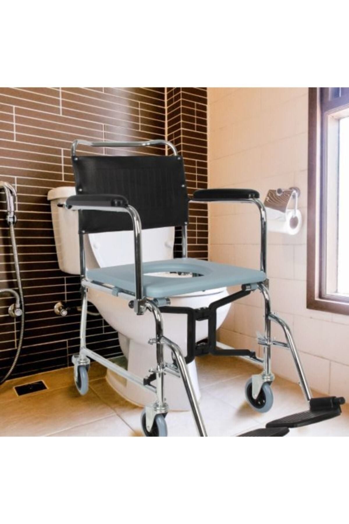Medikaltec Klozetli Tekerlekli Sandalye Medikaltec3359 - Görsel 1 (Ön görünüm)