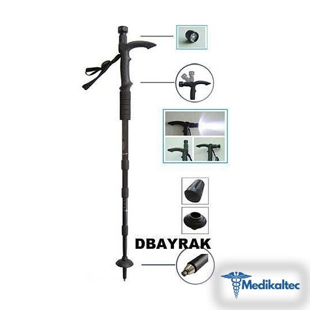 Medikaltec Işıklı Baston Medikaltec5380 - Görsel 1 (Ön görünüm)
