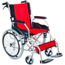 KY863LAJ-A20 Alüminyum Özellikli Refakat - KY863LAJ- Alüminyum Özellikli Refakatçı Frenli Tekerlekli Sandalye