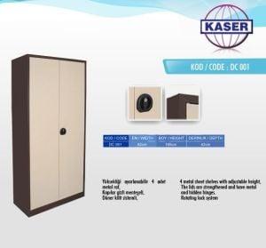 Medikaltec DC 001 Metal Soyunma ve Malzeme Dolabı Medikaltec5383 - Görsel 1 (Ön görünüm)