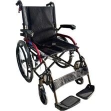 GK863LABJ-20 Jet Black Transfer Alüminyum Tekerlekli Sandalye