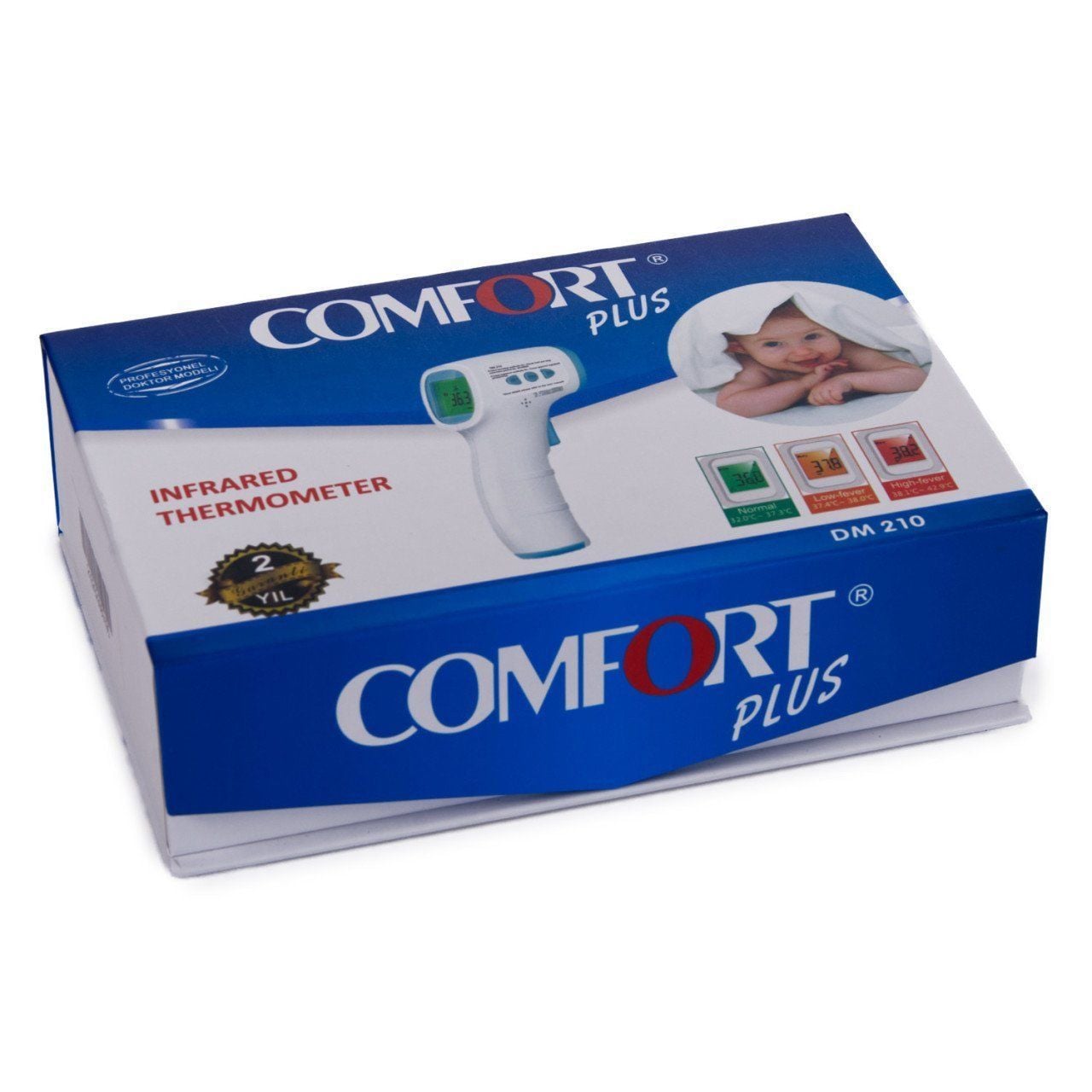 Comfort Plus DM-210 New Temassız Termome - Medikaltec - New Temassız Termometre Ateş Ölçer Medikaltec9028 - Görsel 1 (Ön…