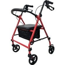 Rr-01 Katlanabilir Rolatör Kırmızı – Yen - Rr- Katlanabilir Rolatör Kırmızı – Yeni