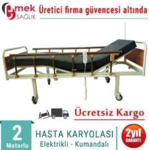 Ev Tipi Hasta Karyola İki Motorlu ÜRETİC - Medikaltec Ev Tipi Hasta Karyola İki Motorlu Medikaltec6830 - Görsel 1 (Ön…