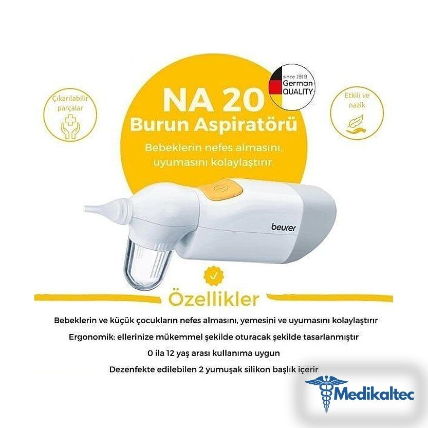 Medikaltec NA 20 Burun Aspiratörü (Medikaltec378) - Görsel 1 (Ön görünüm)