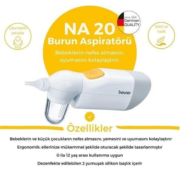 Medikaltec NA 20 Burun Aspiratörü (Medikaltec378) - Görsel 1 (Ön görünüm)