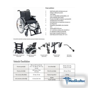 Medikaltec Start Intro M2S 45 Cmlik Medikaltec1384 - Görsel 3 (Ön görünüm)