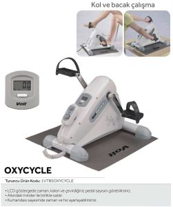 Medikaltec Oxycle Elektirikli Bacak Ve Kol Çalıştırma Aleti Egzersiz Pedalı Medikaltec5424 - Görsel 3 (Ön görünüm)