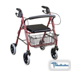 Medikaltec Tekerli Yürüme Bastonu 4 Tekerlekli Rollatör Walker Yürüteç Medikaltec5432 - Görsel 1 (Ön görünüm)