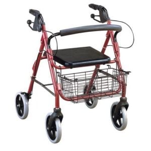 Medikaltec Tekerli Yürüme Bastonu 4 Tekerlekli Rollatör Walker Yürüteç Medikaltec5432 - Görsel 1 (Ön görünüm)