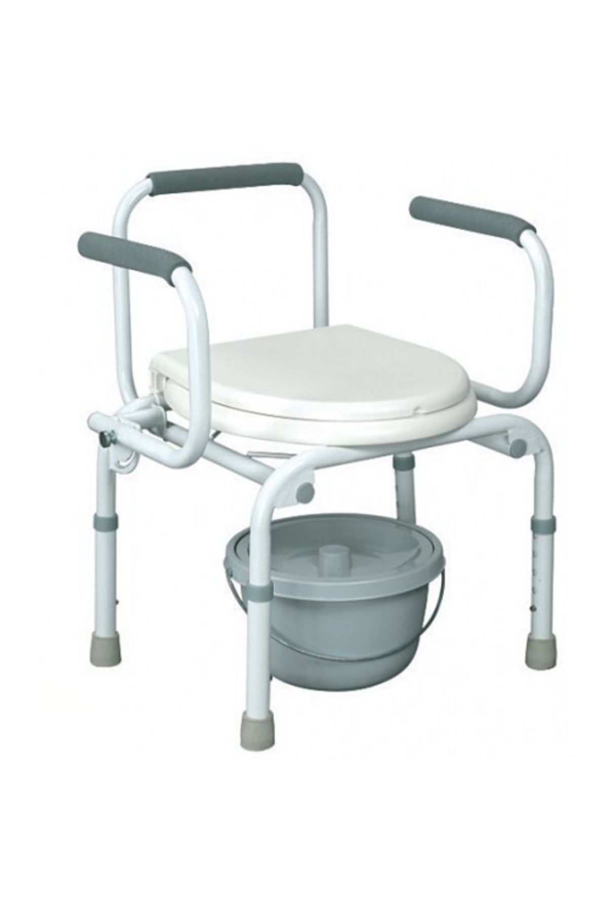 Medikaltec Commode - Tuvalet Yükselticisi-kolçak Hareketli Medikaltec4411 - Görsel 1 (Ön görünüm)