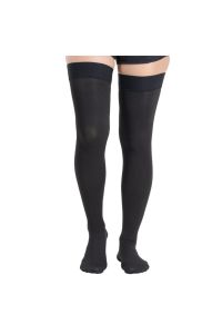 Medikaltec Ccl2 Diz Üstü Burnu Kapalı Varis Çorabı (Siyah)