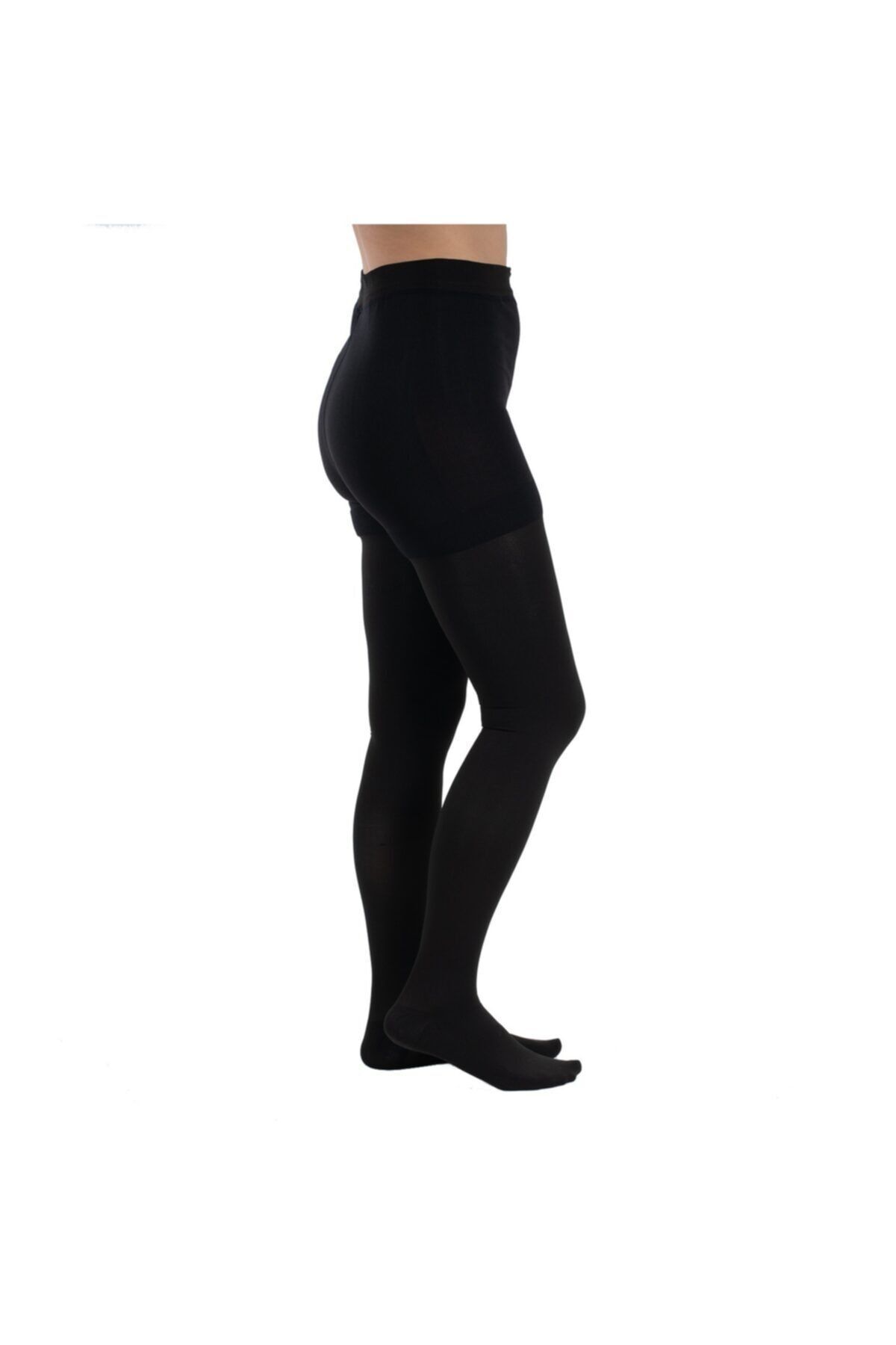 Medikaltec Kadın Siyah Külotlu Burnu Kapalı Varis Çorabı Ccl2