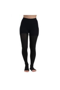 Medikaltec Ccl2 Külotlu Burnu Açık Varis Çorabı (Siyah)