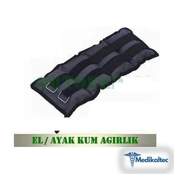 Medikaltec Kum Ağırlık Kum Torbası El Ayak Ağırlığı 1,5 Kg. Medikaltec405 - Görsel 1 (Ön görünüm)
