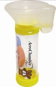 AeroChamber Sarı Zsat Çocuklar için Anti - Medikaltec AeroChamber Sarı Zsat