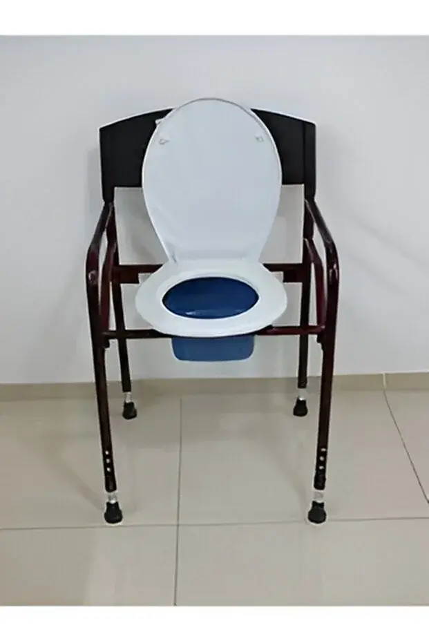 Medikaltec komot katlanır hasta klozeti genel görünüm