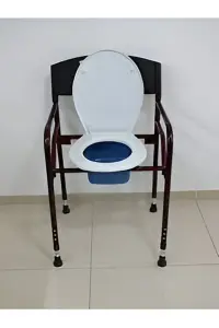 Medikaltec komot katlanır hasta klozeti genel görünüm