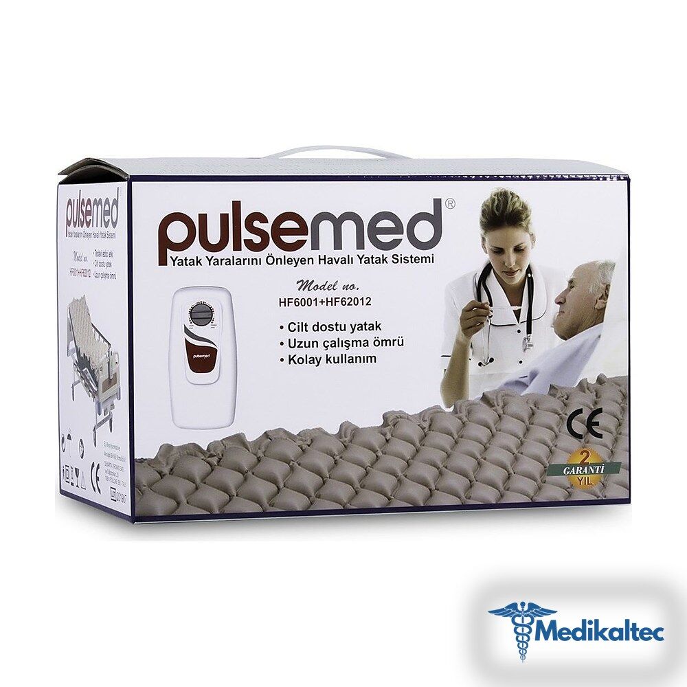 Pulsemed Baklava Dilim Havalı Yatak Puls - Medikaltec Baklava Dilim Havalı Yatak Medikaltec9096 - Görsel 1 (Ön görünüm)