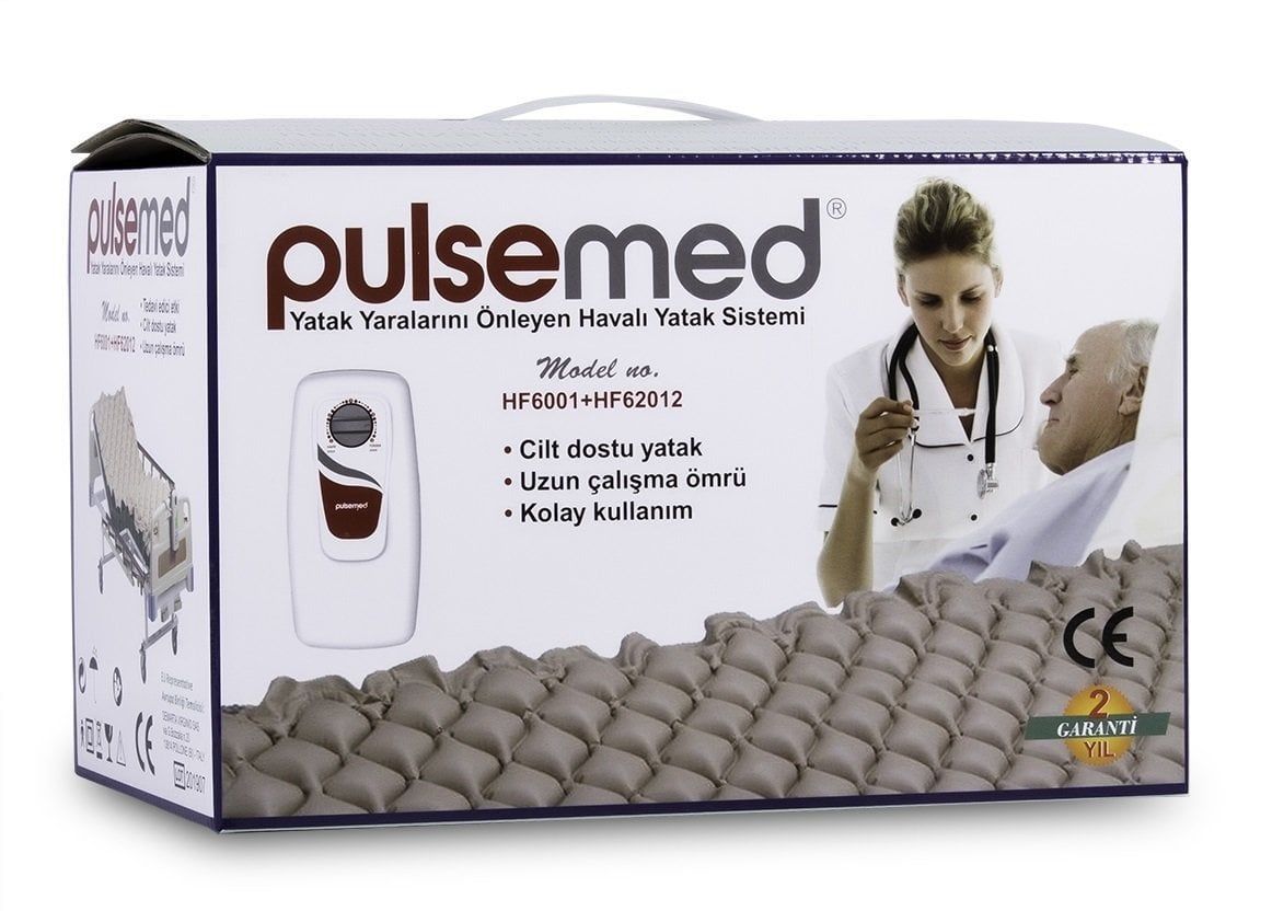 Pulsemed Baklava Dilim Havalı Yatak Puls - Medikaltec Baklava Dilim Havalı Yatak Medikaltec9096 - Görsel 1 (Ön görünüm)