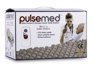 Pulsemed Baklava Dilim Havalı Yatak Puls - Medikaltec Baklava Dilim Havalı Yatak Medikaltec9096 - Görsel 1 (Ön görünüm)