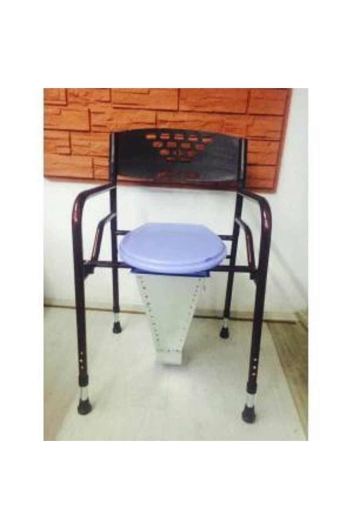 Medikaltec Hasta Wc Sandalye Klozet Direk Wc Tuvalete Seyyar Sandalye Kolay Katlanır 120 Kg Taşıma Kapasiteli