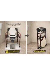 Medikaltec katlanır tuvalet sandalyesi ambalaj görünümü