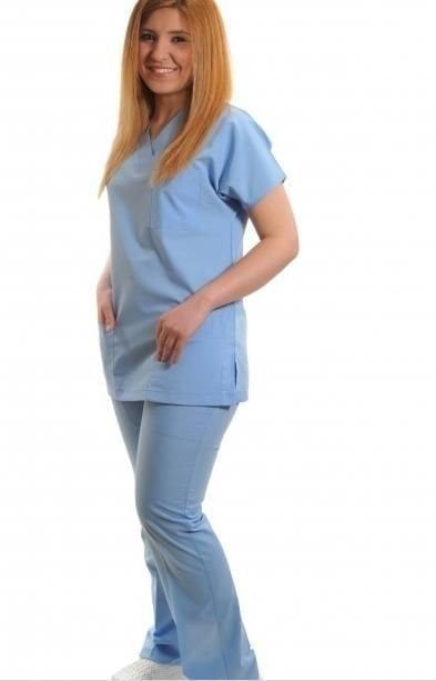 Medikaltec Dr Greys Modeli Cerrahi takım Terikoton ince Kumaş Medikaltec5540 - Görsel 1 (Ön görünüm)