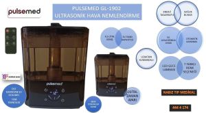 Pulsemed Ultrasonik Hava Oda Nemlendiric - Medikaltec Ultrasonik Hava Oda Nemlendirici Medikaltec9106 - Görsel 3 (Ön görünüm)