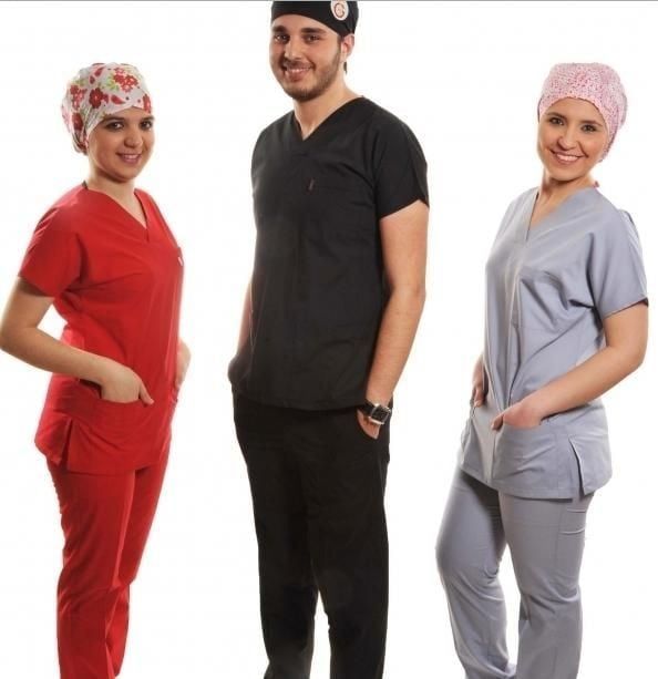 Medikaltec Dr.Greys Modeli Cerrahi Takım Terikoton İnce Kumaş Medikaltec5564 - Görsel 1 (Ön görünüm)