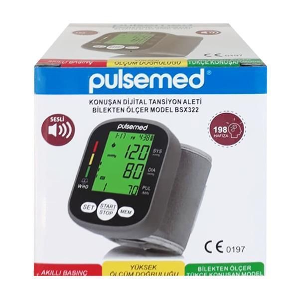 Pulsemed BSX322 Konuşan Tansiyon Aleti3 - Medikaltec Konuşan Tansiyon Aleti Medikaltec9107 - Görsel 1 (Ön görünüm)