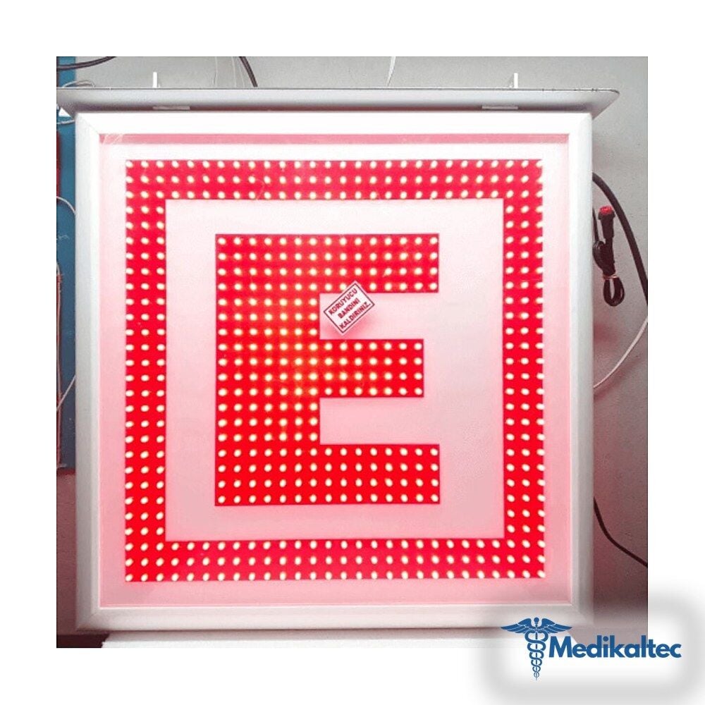 Medikaltec Eczane Tabelası E Logo Led Tabela Medikaltec2458 - Görsel 1 (Ön görünüm)