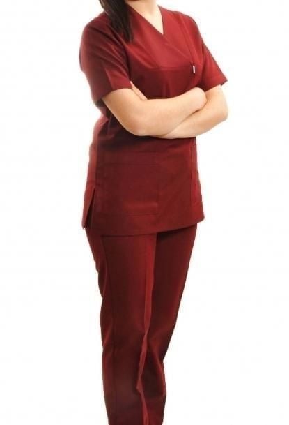 Medikaltec Zarf Yaka Cerrahi Takım Terikoton İnce Kumaş