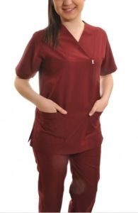 Medikaltec Zarf Yaka Cerrahi Takım Terikoton İnce Kumaş