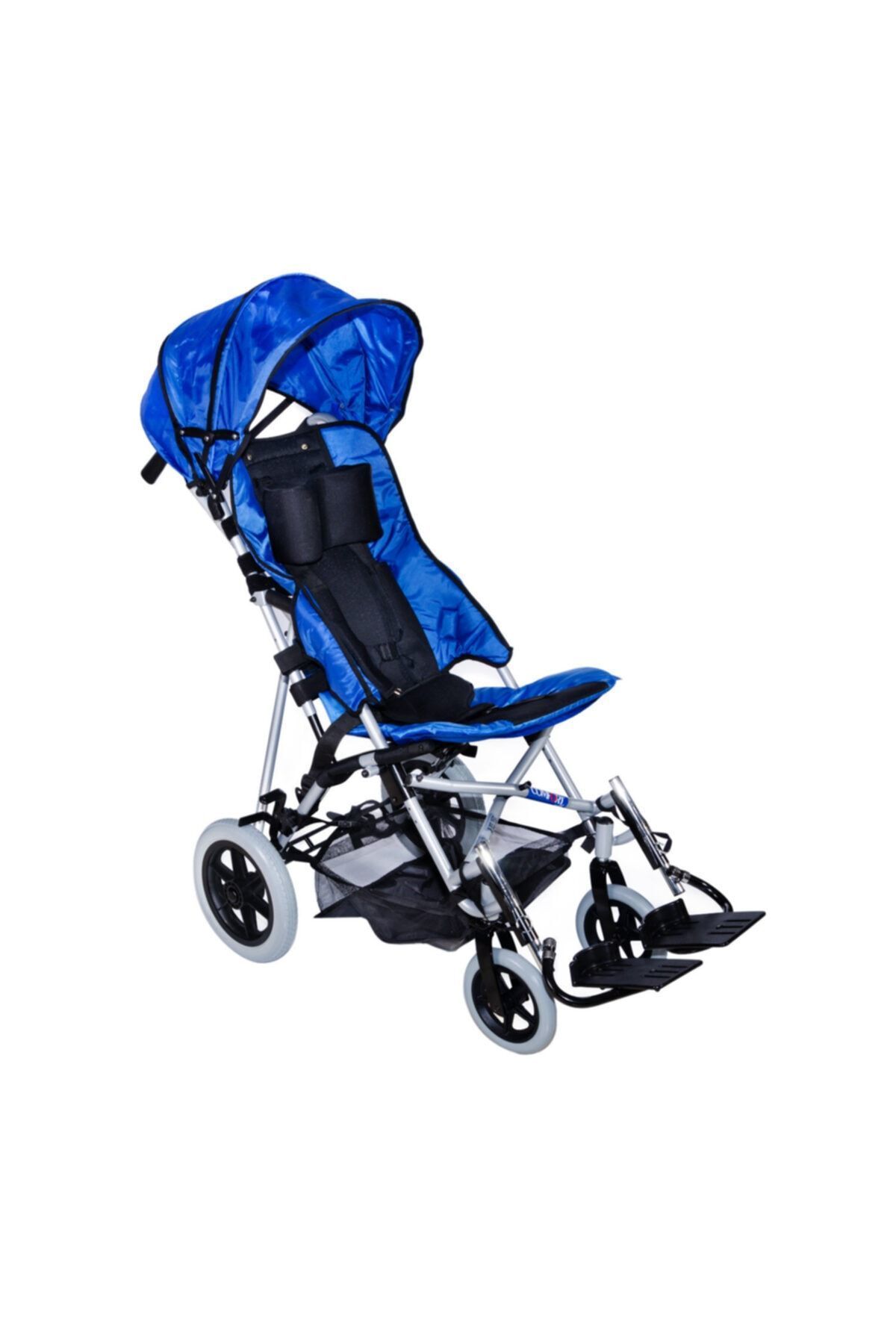 Medikaltec Mavi Engelli Pediatrik Baston Puset boss Medikaltec3460 - Görsel 1 (Ön görünüm)