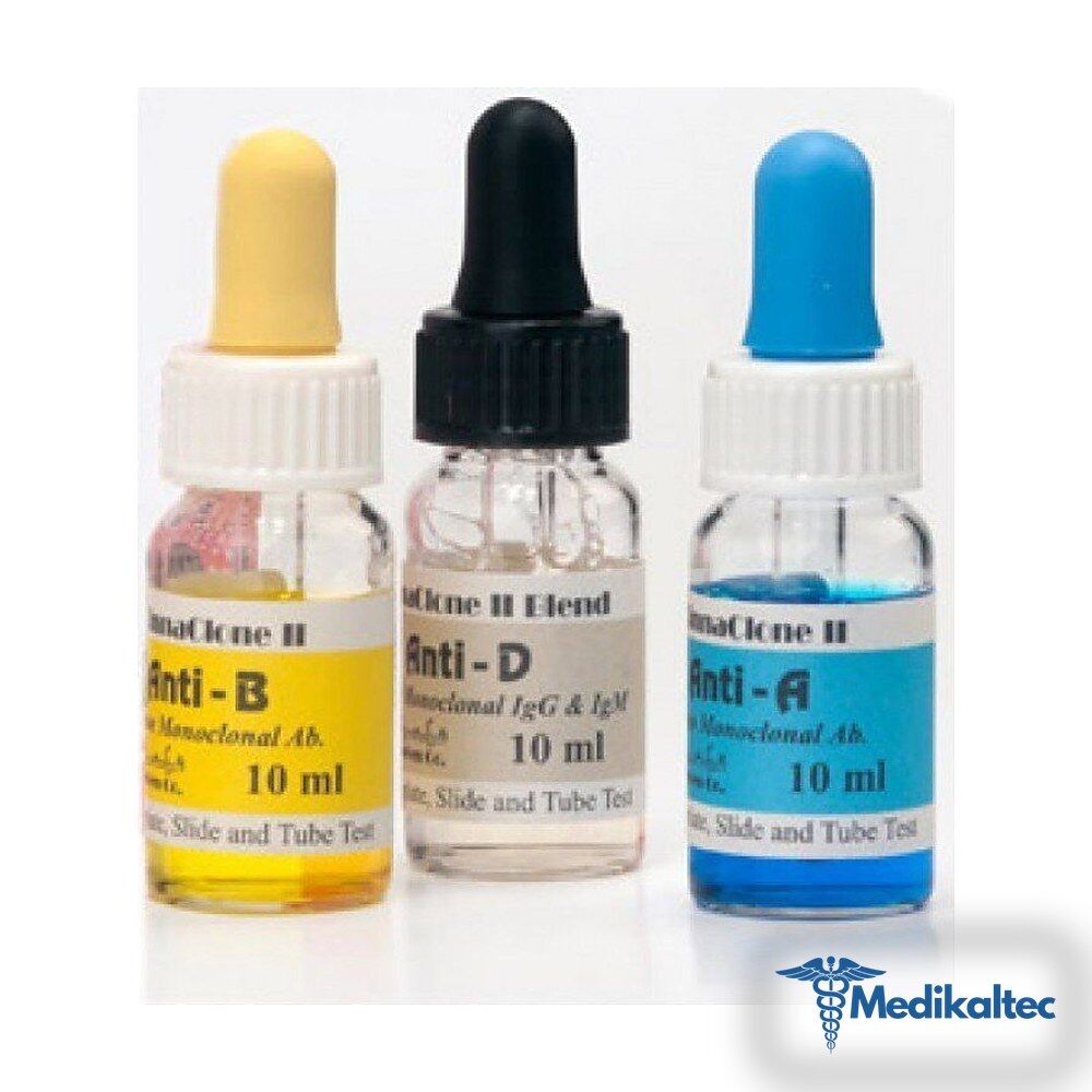 Medikaltec Kan Grubu Takımı Anti A-B-D 200 Test Diagnast - Görsel 1