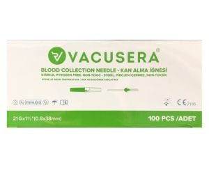 Vakumlu İğne Ucu Bd Yeşil 100 Adet - Medikaltec Vakumlu İğne Ucu Bd Yeşil Adet