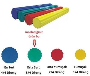 Medikaltec Flex Bar Bilek Güçlendirici SARI Medikaltec1459 - Görsel 1 (Ön görünüm)