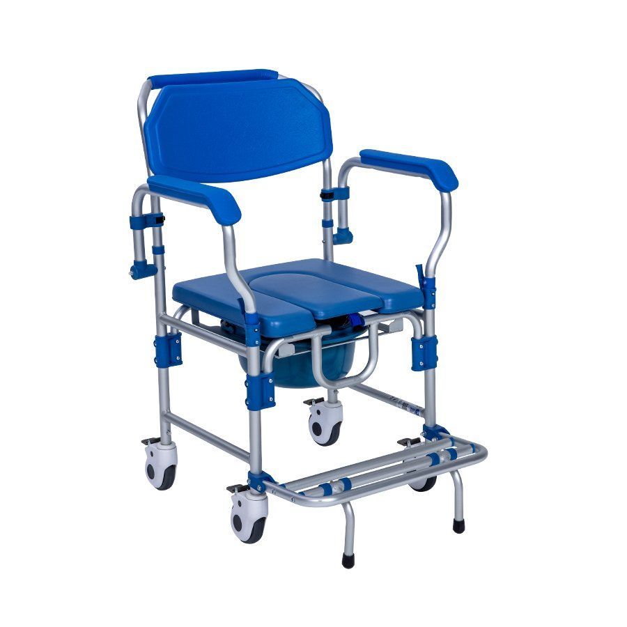 G525 Alüminyum Klozetli Banyo Sandalyesi MDKLCM505 - Görsel 1 (Ön görünüm)