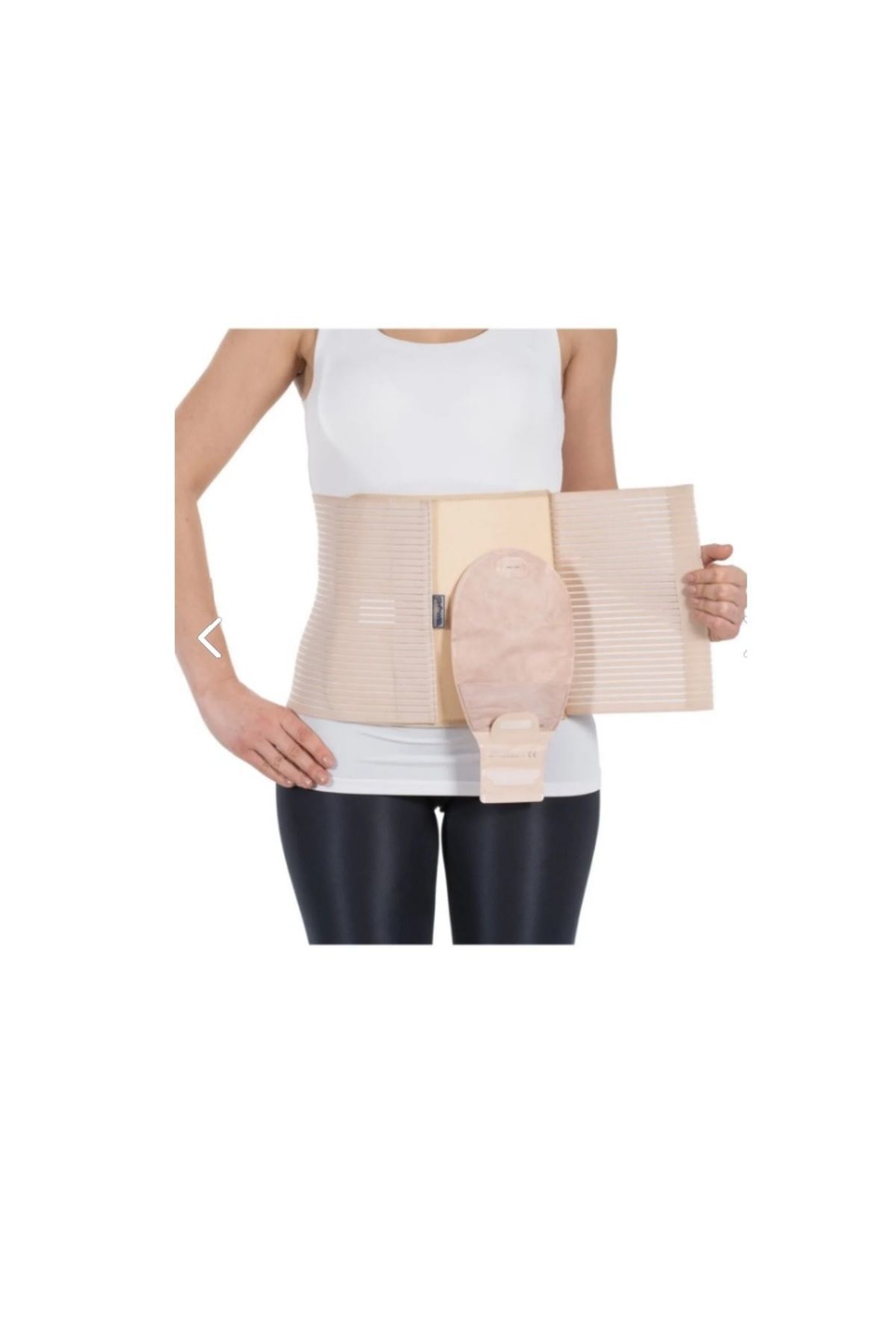 Medikaltec Kolostomi Korse 26cm (stoma Torbasını Korumak, Ostomi Ameliyatı Sonrası) Medikaltec2475 - Görsel 1 (Ön görünüm)