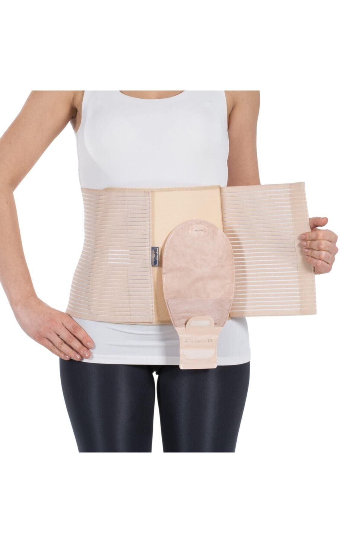 Medikaltec Kolostomi Korse 26cm (stoma Torbasını Korumak, Ostomi Ameliyatı Sonrası) Medikaltec2477 - Görsel 1 (Ön görünüm)