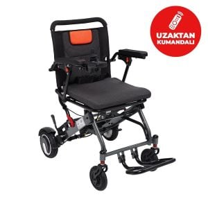 JT-308 Hafif Akülü Tekerlekli Sandalye MDKLCM511 - Görsel 1 (Ön görünüm)